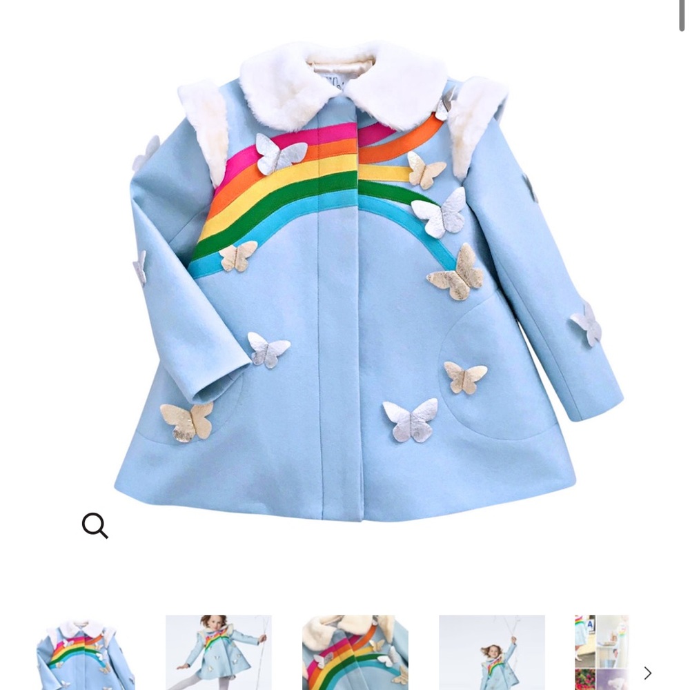 NWT Little Goodall Felt Coat size 5